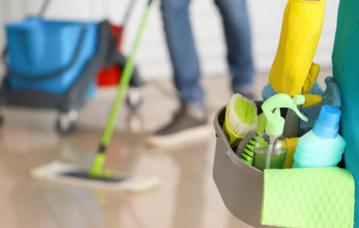 What is included in janitorial services?