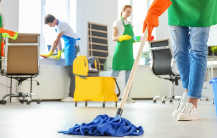 What is the purpose of janitorial services?