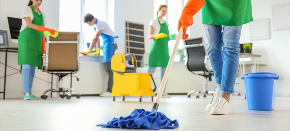 What is the purpose of janitorial services?