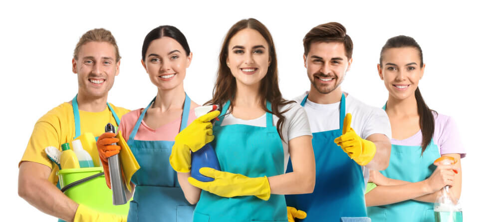 How many cleaning companies are there in the US?