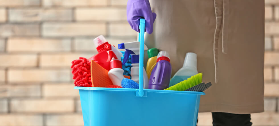 What are the 4 categories of cleaning?