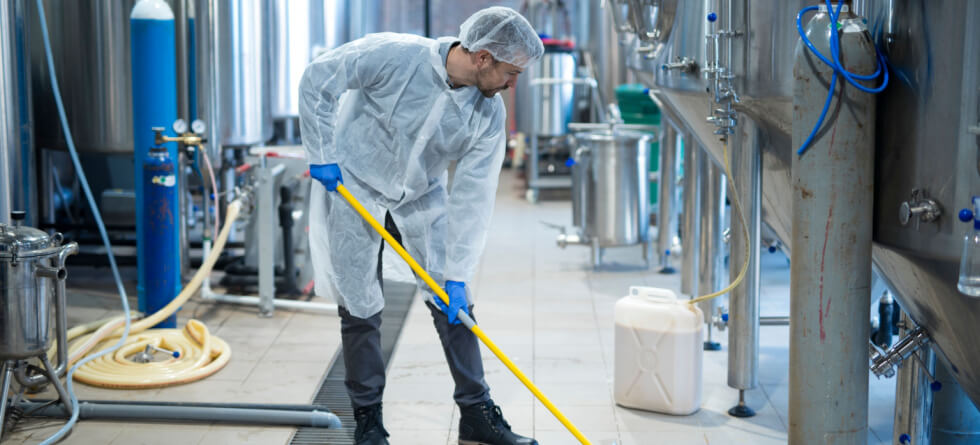 What is the difference between industrial and commercial cleaning?